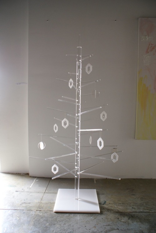 Aaron Thomas Christmas Tree Minimalist Acrylic modern lucite