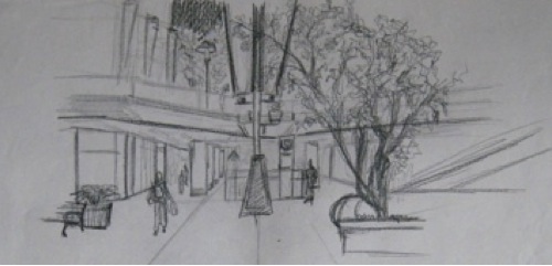 sketches by Marie of M2JL STUDIO | modern interiors