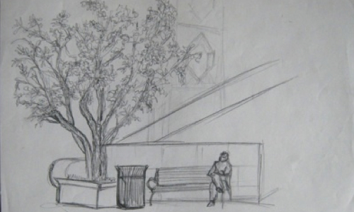 sketches by Marie of M2JL STUDIO | modern interiors